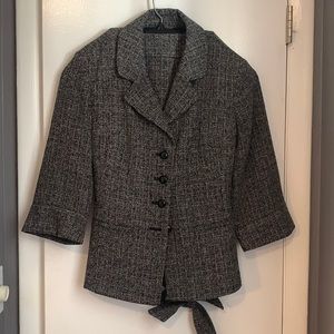 Women’s skirt suit.